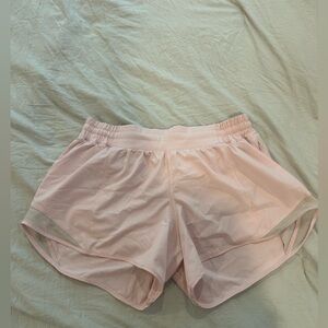 Lululemon Women's Pink Athletic Shorts - 8 tall